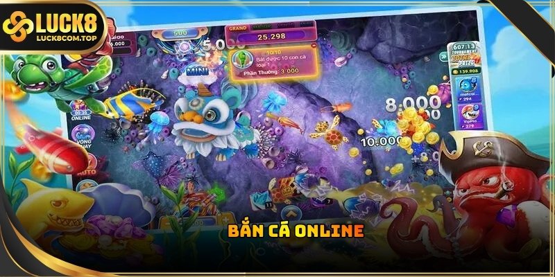 Bắn cá Luck8 cho phép thợ săn thi thố tài năng để tranh giành vị trí cao nhất